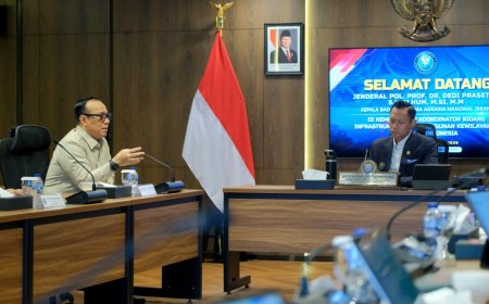 Menko Infrastruktur dan Kepala BRAN Perkuat Sinergi, Dorong Tanah Lebih Produktif bagi Rakyat