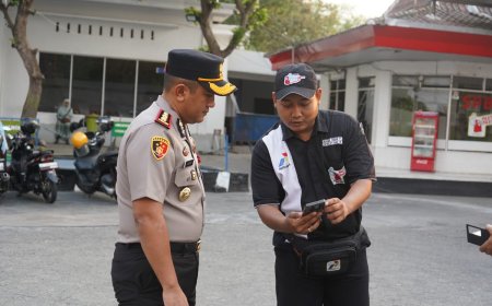 Kapolres Kediri Cek Pasokan di Sejumlah SPBU, Antisipasi Panic Buying BBM